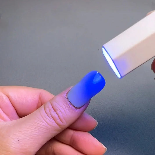 Solid glue + strip light